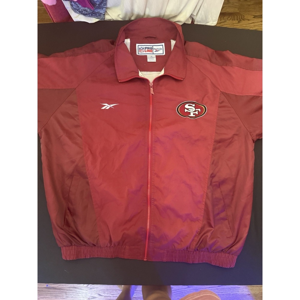 Vintage Reebok 49ers Pro Line Men's Wind Breaker